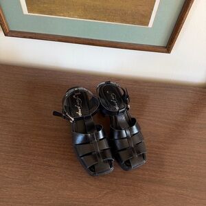 Free People Fisherman Platform Heels